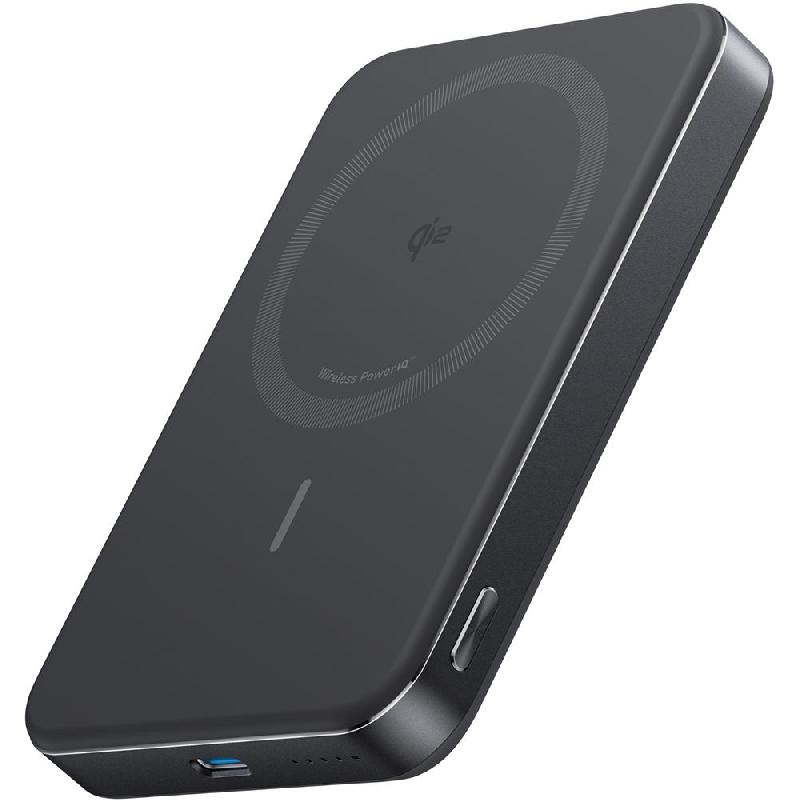 Anker MagGo Power Bank 10K Magnetic Wireless, Qi/PMA, 10000 mAh, Single USB-C, Black