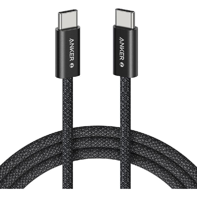 Anker USB-C to USB-C Sync & Charge Cable, 6.00 ft ( 1.83 m ), Black