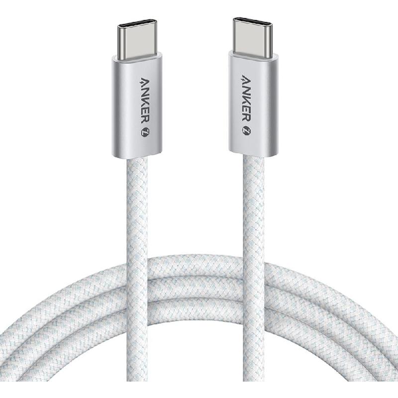 Anker USB-C to USB-C Sync & Charge Cable, 3.00 ft ( 91.44 cm ), White
