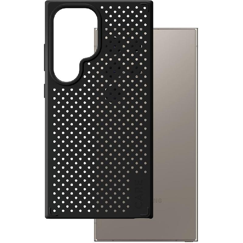 PanzerGlass Heat Beat Back Cover Mobile Case with MagSafe, for Samsung Galaxy S25 Ultra, Black