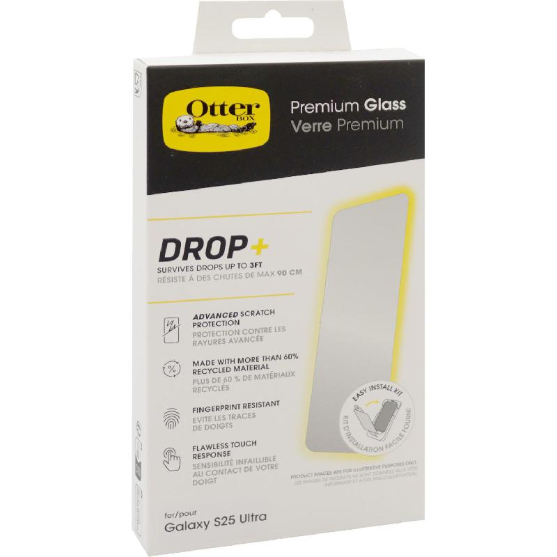 OtterBox Premium Glass Smartphone Screen Protector, Tempered Glass, Clear, for Samsung Galaxy S25 Ultra — 2