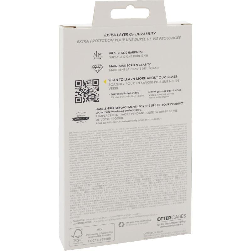 OtterBox Premium Glass Smartphone Screen Protector, Tempered Glass, Clear, for Samsung Galaxy S25 Ultra — 3