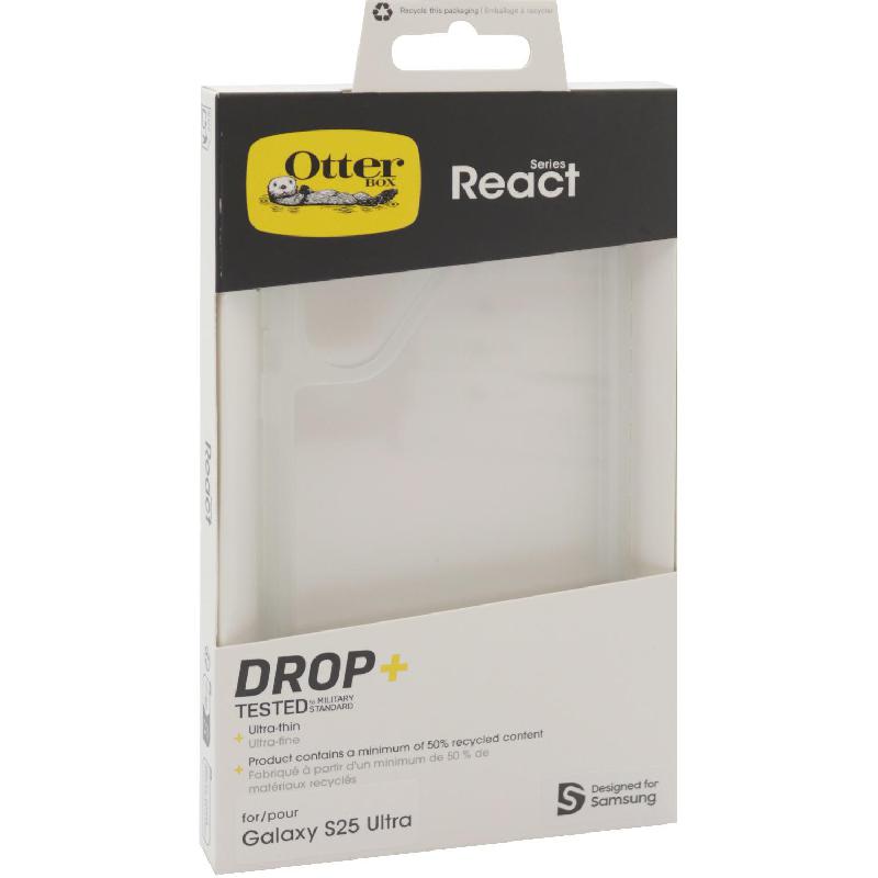 OtterBox React Back Cover Mobile Case, for Samsung Galaxy S25 Ultra, Clear — 2