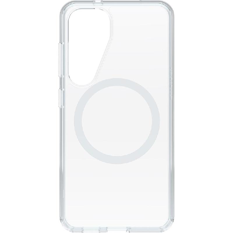 OtterBox Symmetry Magnetic Back Cover Mobile Case with MagSafe, for Samsung Galaxy S25+, Clear