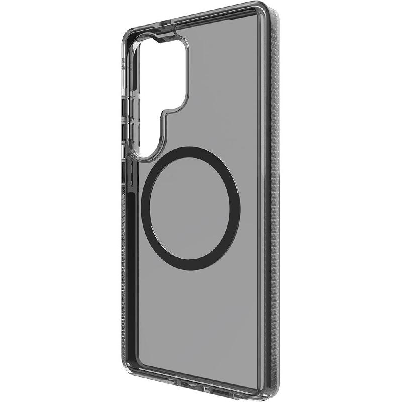 Zagg Santa Cruz Snap Back Cover Mobile Case with MagSafe, for Samsung Galaxy S25 Ultra, Midnight