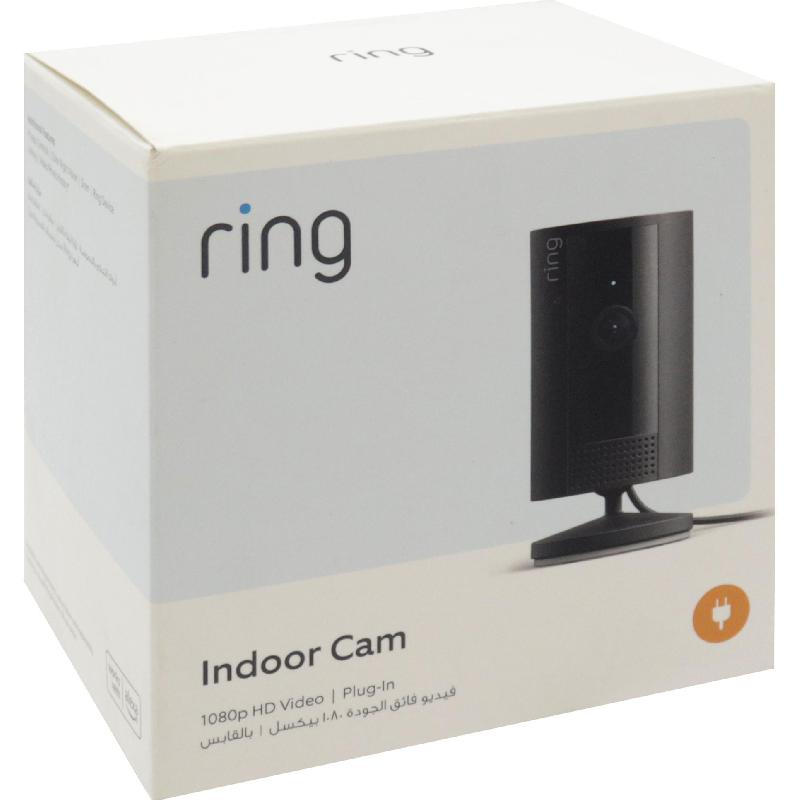 RING Indoor Cam (2nd Gen) Plug-in Indoor Security Camera, Wi-Fi, Works with Amazon Alexa, Black