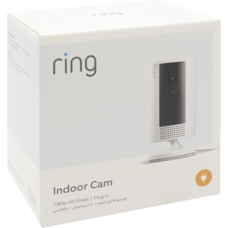 RING Indoor Cam (2nd Gen) Plug-in Indoor Security Camera, Wi-Fi, Works with Amazon Alexa, White
