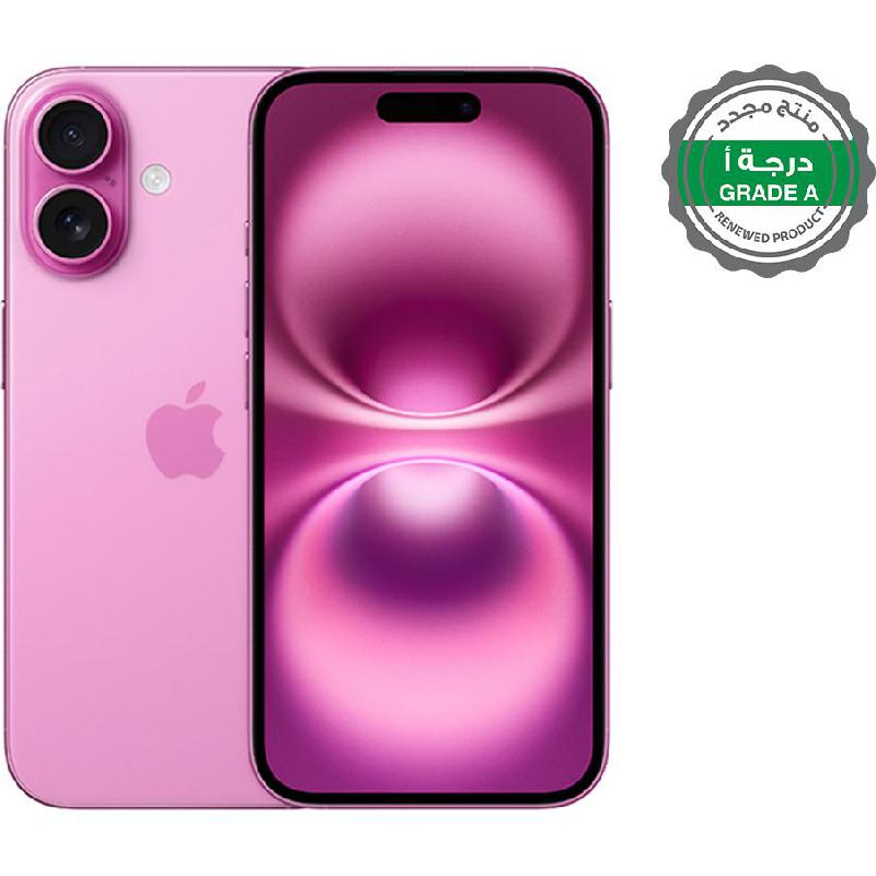 Renewed Grade A Apple iPhone 16, 128 GB, Pink, 5G