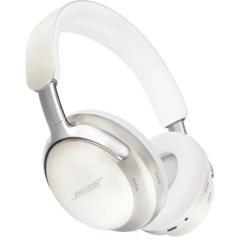 Bose QuietComfort Ultra 60th Edition On-Ear Headphones, Noise Cancelling, Bluetooth, USB (Charging), Built-in Microphone, White