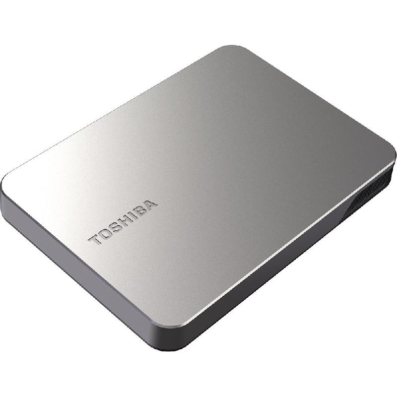 Toshiba Canvio Flex Portable Hard Disk Drive, 1 TB, Silver