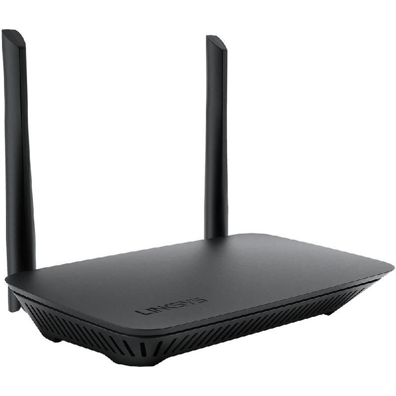 Linksys E5450 Broadband Router, up to 1200 Mbps, up to 20 Devices, Dual Band (2.4 GHz/5 GHz), Wireless AC (802.11ac), 4 Port (LAN)/Single Port (WAN), Black