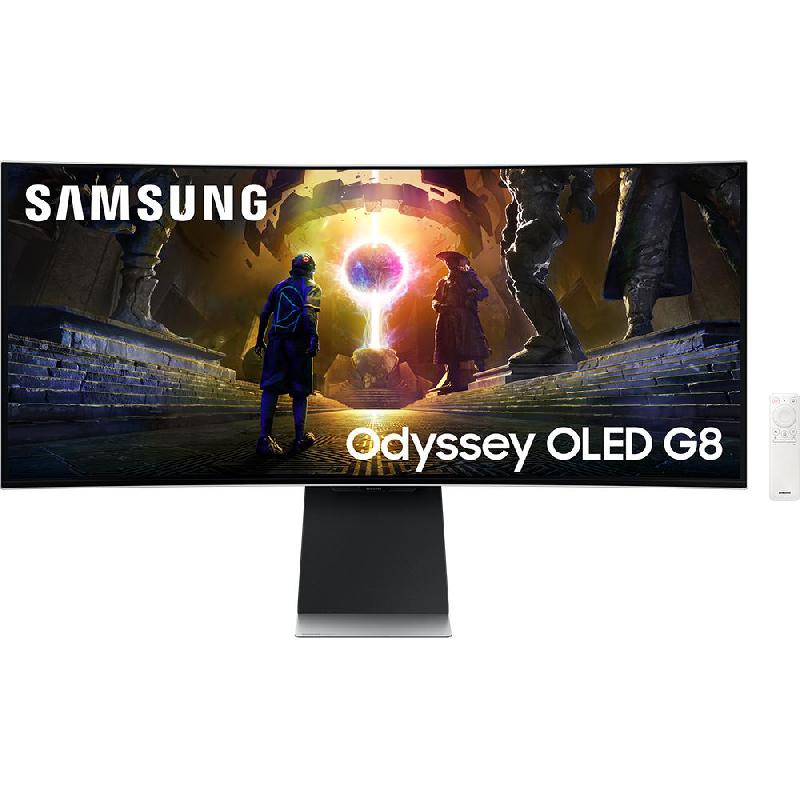 Samsung Odyssey 34" Gaming Monitor, LED, LED, 175 Hz, 0.03ms (GtG), Built-in Dual Speaker (2 X 5W), Silver