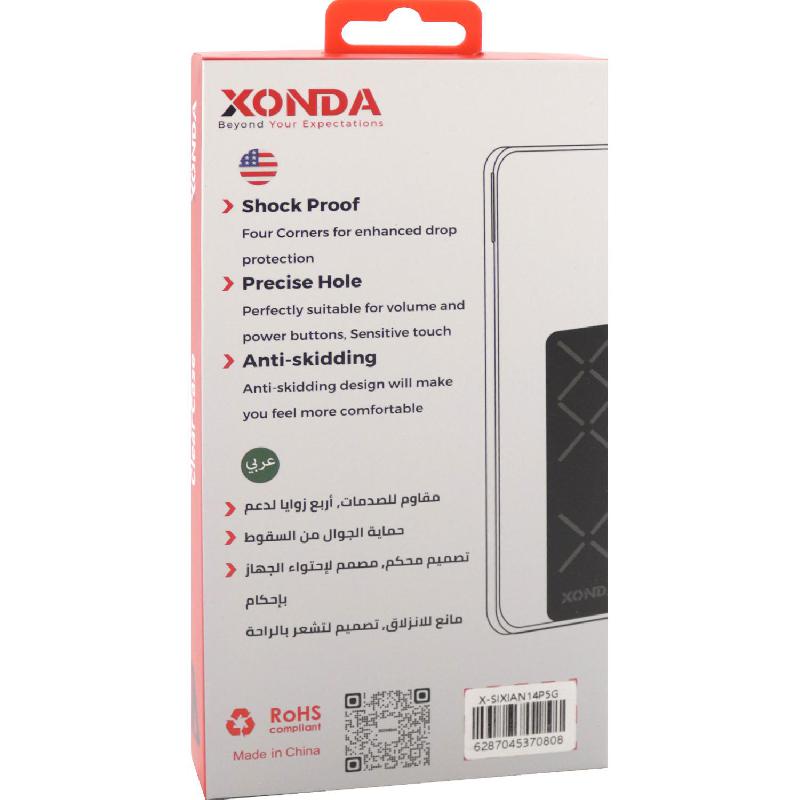 Xonda Back Cover Mobile Case with Strap, for Xiaomi Redmi Note 14 Pro 5G, Black — 2