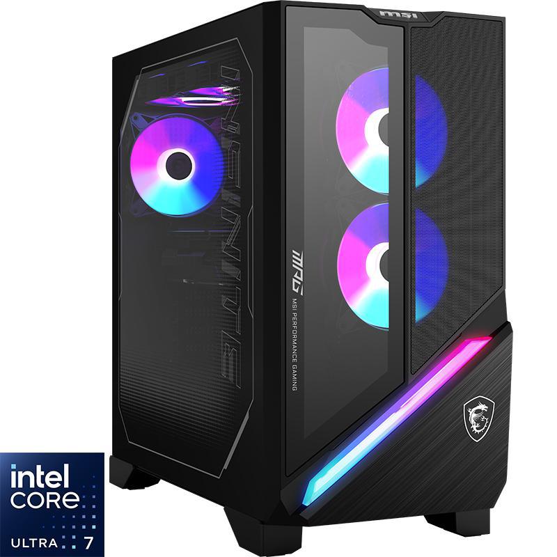 MSI Infinite X3 AI Gaming CPU, AI, Intel Core Ultra 7 265K, 32 GB RAM, NVIDIA GeForce RTX 5070 (12 GB), 1 TB SSD