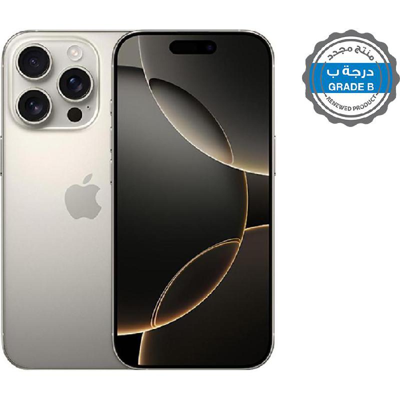 Renewed Grade B Apple iPhone 16 Pro, 1 TB, Natural Titanium, 5G