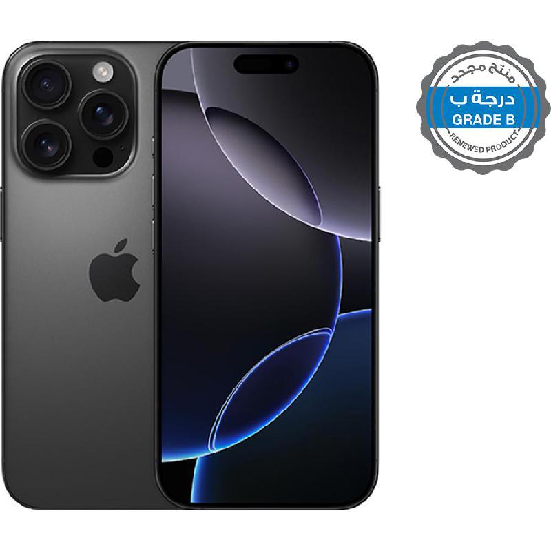 Renewed Grade B Apple iPhone 16 Pro, 512 GB, Black Titanium, 5G
