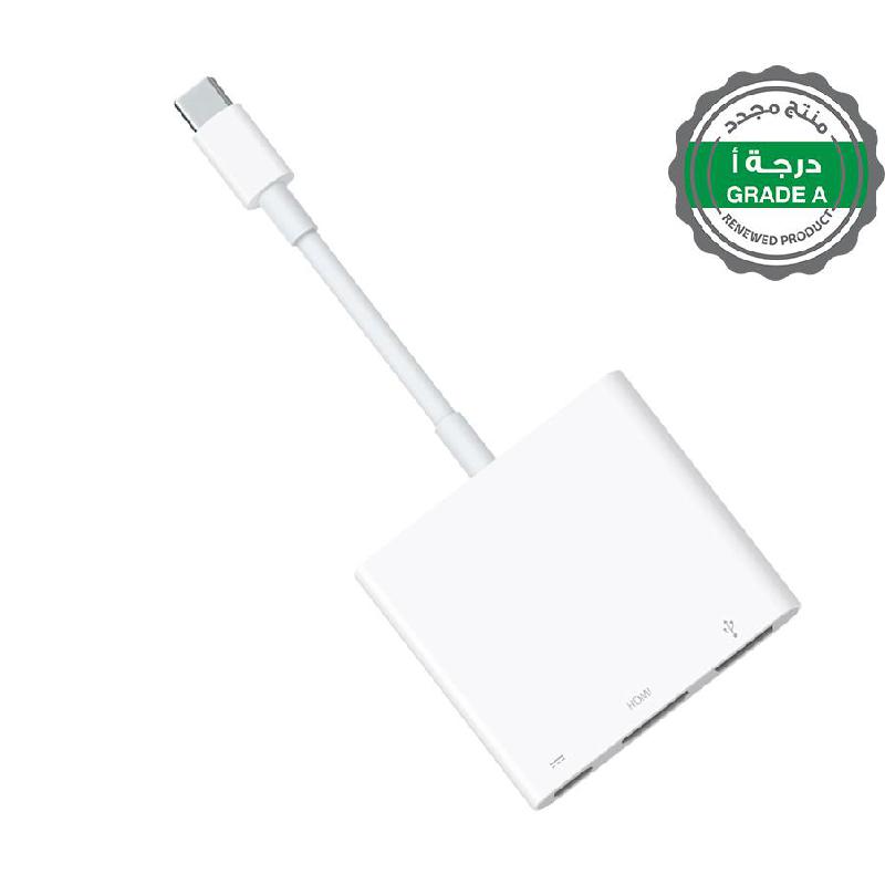 Renewed Grade A Apple Adapter USB-C to HDMI/USB-C/USB-A, AV Adapter