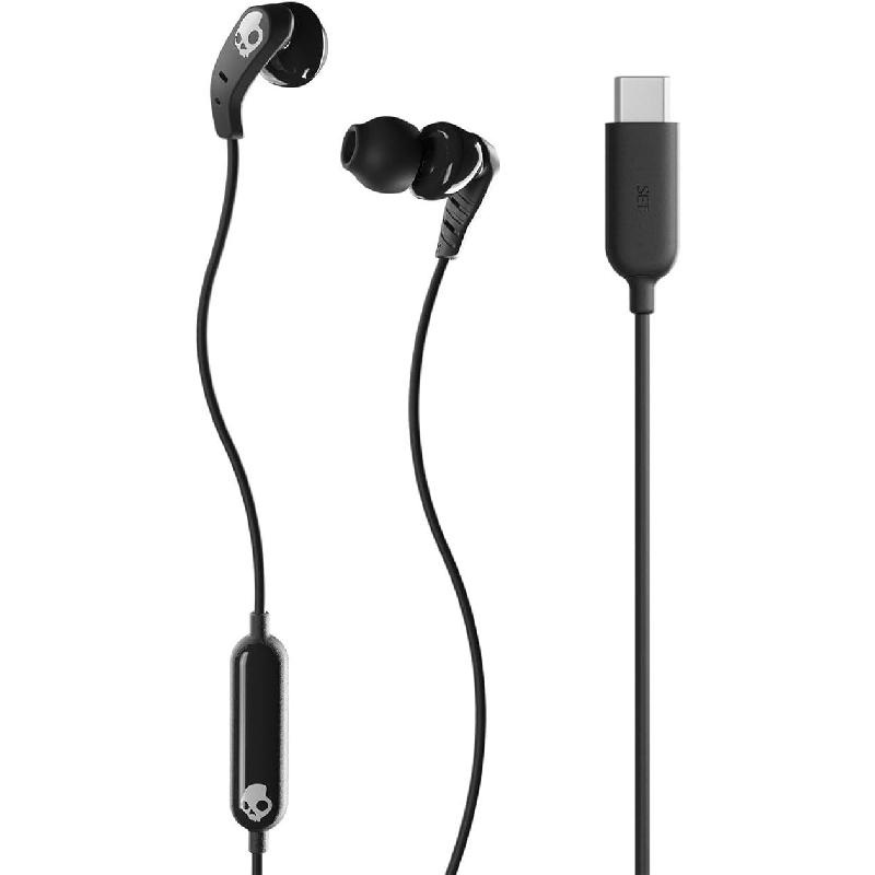 Skullcandy Set In-Ear Earphones, Wired, USB-C, In-line Microphone, True Black