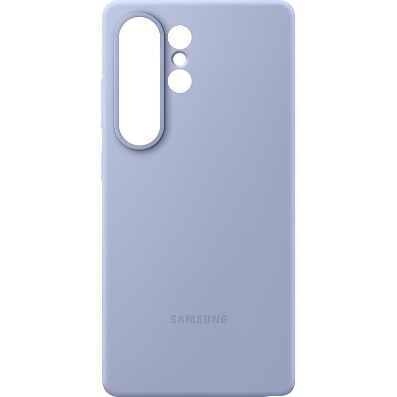 Samsung Silicone Back Cover Mobile Case, for Samsung Galaxy S25 Ultra, Light Blue