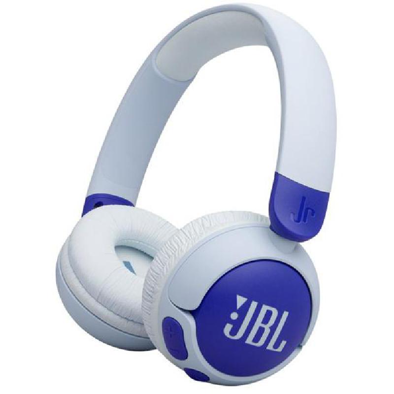 JBL Junior 320BT On-Ear Headphones, Bluetooth, USB (Charging), Built-in Microphone, Blue