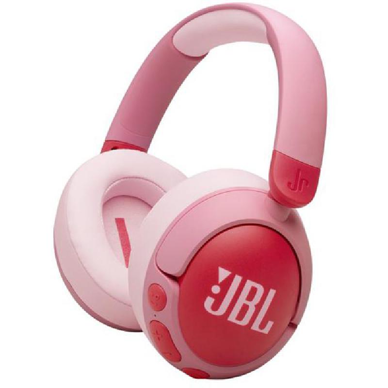 JBL Junior 470NC Over-Ear Headphones, Active Noise Cancelling, Bluetooth, USB (Charging), Built-in Microphone, Pink