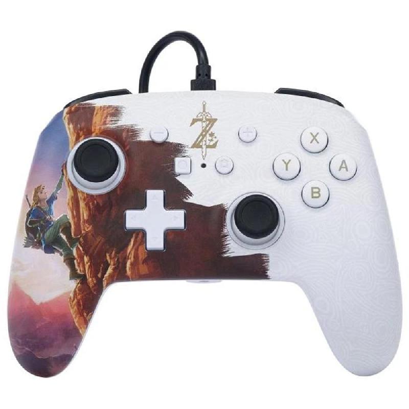 PowerA Zelda Rock Climbing Controller, Wired, for Nintendo Switch, White