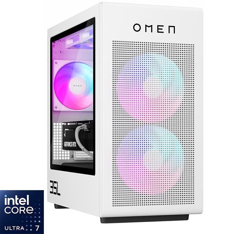 HP OMEN 35L GT16-0014nx Gaming CPU, AI, Intel Core Ultra 7 265F, 32 GB RAM, NVIDIA GeForce RTX 4070 Super (12 GB), 1 TB PCIe NVMe M.2 SSD