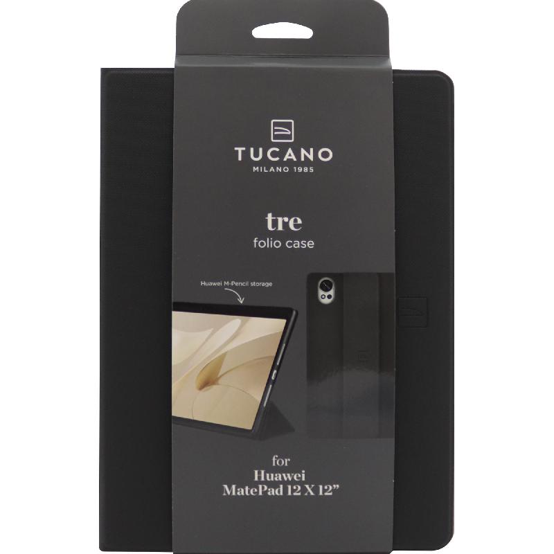 TUCANO Folio Tablet Case, for Huawei MatePad 12 X, Black