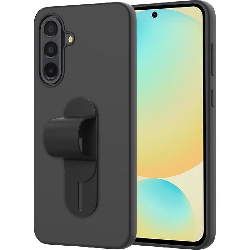 Just in Case Soft Back Cover Mobile Case with Strap, for Samsung Galaxy A26 5G, Black