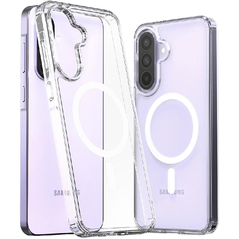 Araree Duple M Back Cover Mobile Case with MagSafe, for Samsung Galaxy A56 5G, Clear
