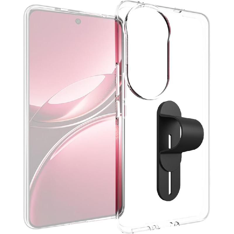 Just in Case Soft Back Cover Mobile Case with Strap, for vivo V50, Clear