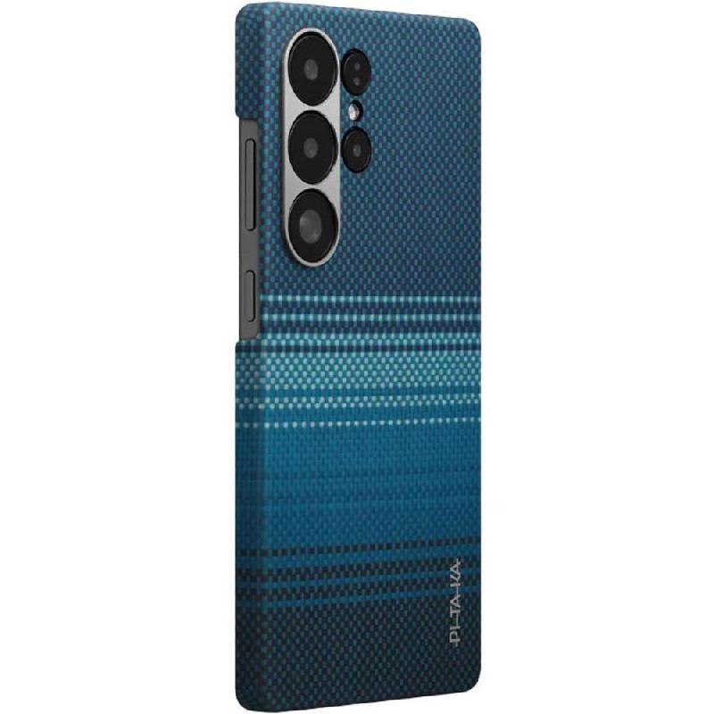 Pitaka Tactile Woven Back Cover Mobile Case with MagSafe, for Samsung Galaxy S25 Ultra, Moonrise