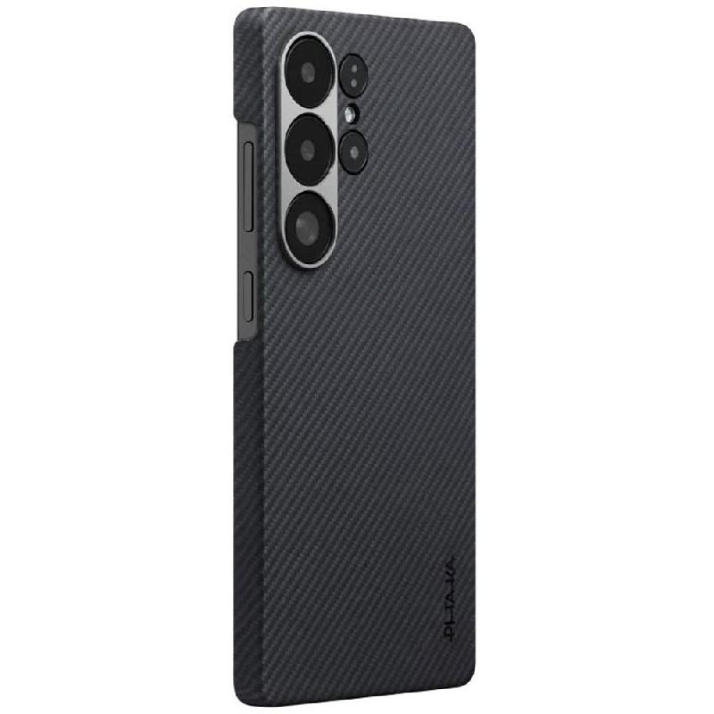 Pitaka Ultra-slim Back Cover Mobile Case with MagSafe, for Samsung Galaxy S25 Ultra, Black/Grey