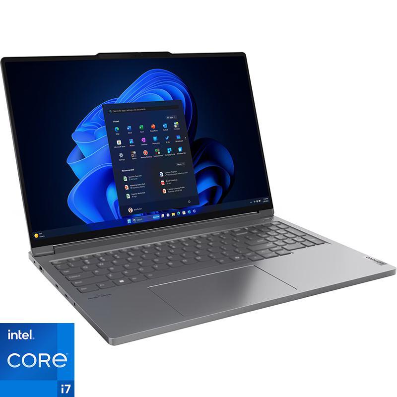 Lenovo ThinkBook 16p Laptop, 16", Intel Core i7, 32 GB RAM, 1 TB SSD, Windows 11 Pro, NVIDIA GeForce 8 GB