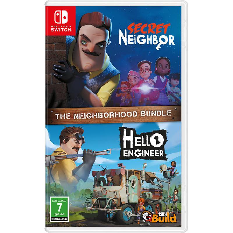 Secret Neighbor + Hello Engineer - The Neighborhood Bundle, Switch/Switch Lite (Games), Action & Adventure, Game Card