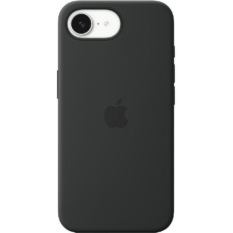 Apple Silicone Back Cover Mobile Case, for iPhone 16e, Black