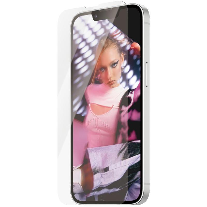 PanzerGlass SAFE Smartphone Screen Protector, for iPhone 17e/iPhone 16e/iPhone 14/iPhone 13, Tempered Glass, Edge-to-Edge, Black