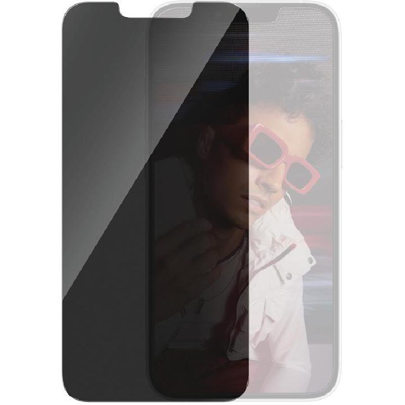 PanzerGlass SAFE Privacy Smartphone Screen Protector, for iPhone 16e/iPhone 14/iPhone 13/iPhone 13 Pro, Tempered Glass, Edge-to-Edge, Black