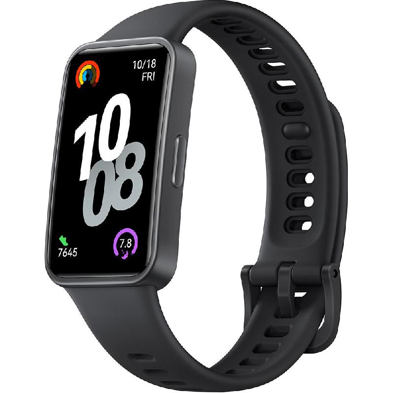 Huawei Band 10 Fitness Band, for Android 8.0 or Later/iOS 13.0 or Later/HarmonyOS 2.0 or Later, 1.47", AMOLED Color Screen, Black