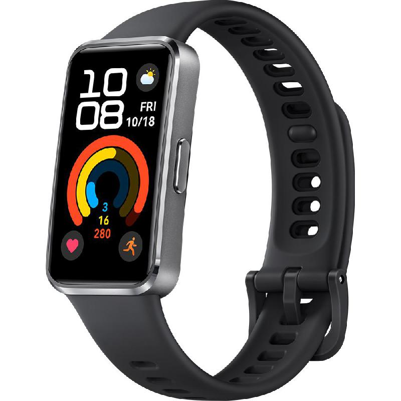 Huawei Band 10 Fitness Band, for Android 8.0 or Later/iOS 13.0 or Later/HarmonyOS 2.0 or Later, 1.47", AMOLED Color Screen, Matte Black