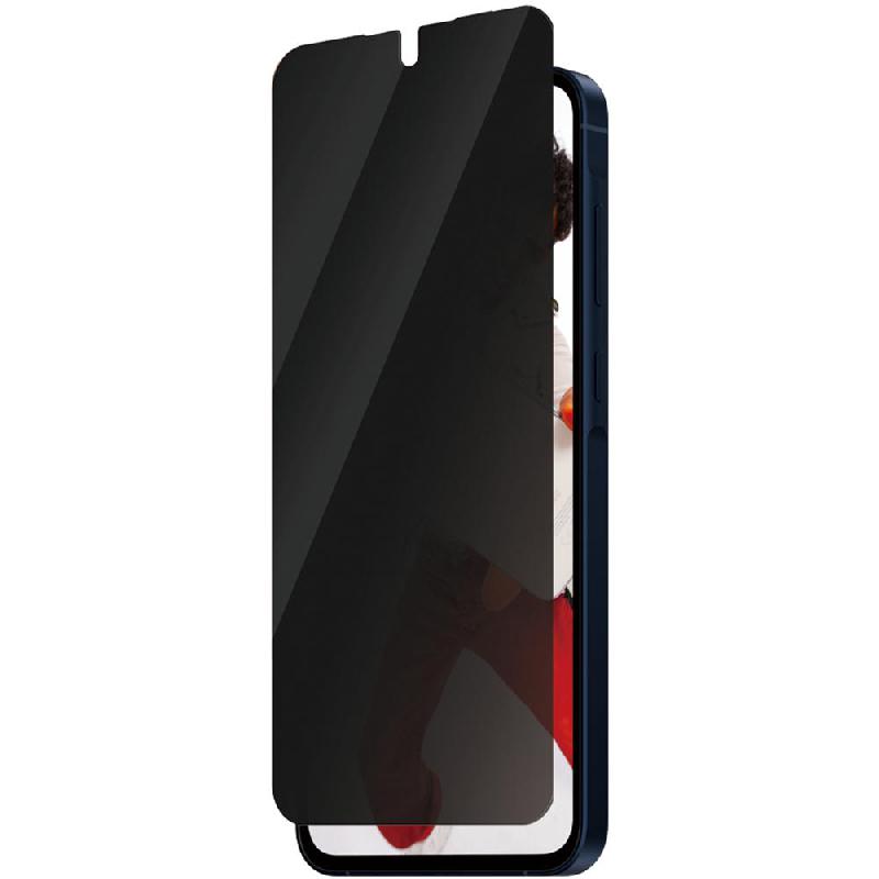 PanzerGlass SAFE Ultra Wide Fit Privacy Smartphone Screen Protector, for Samsung Galaxy A56 5G, Tempered Glass, Edge-to-Edge, Black