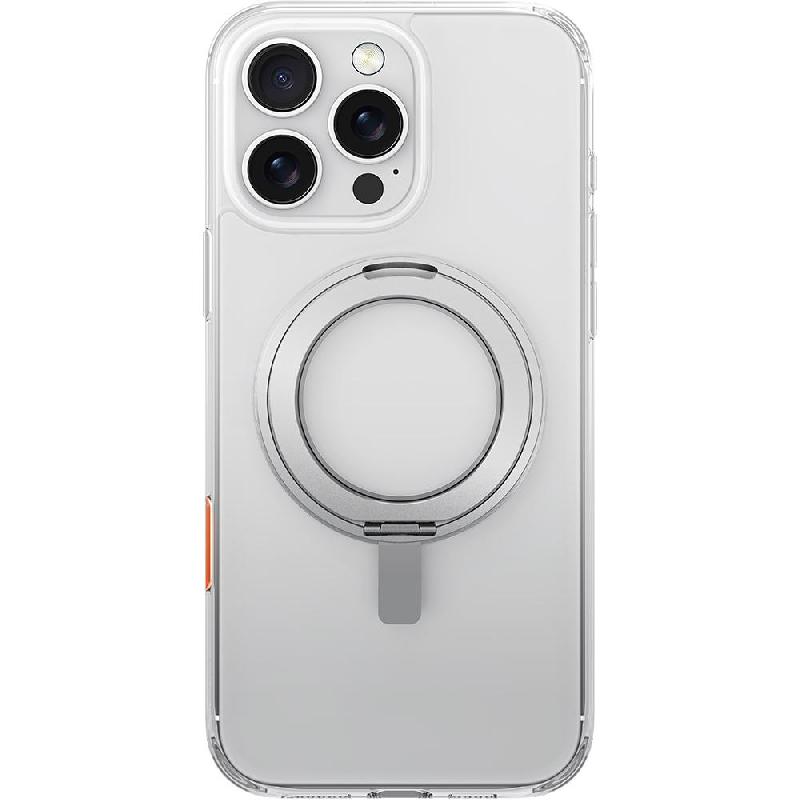 Uniq Swivix Back Cover Mobile Case with Stand, for iPhone 16 Pro Max, Clear — 2