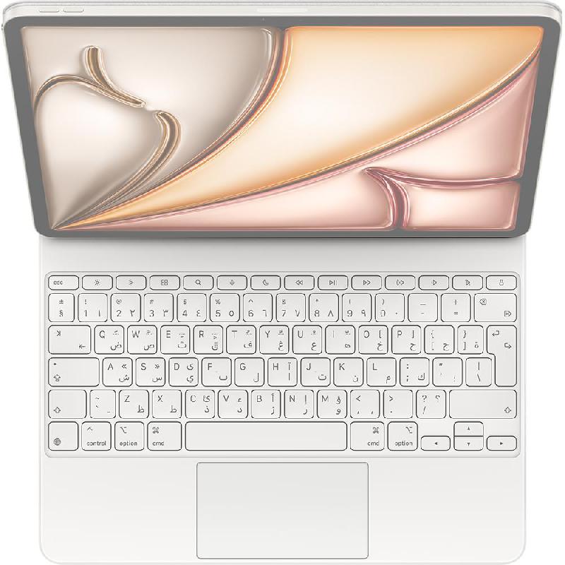 Apple Magic Tablet Keyboard, Magnetic Attachment, for iPad Air 13 M3/iPad Air 13 M2, White