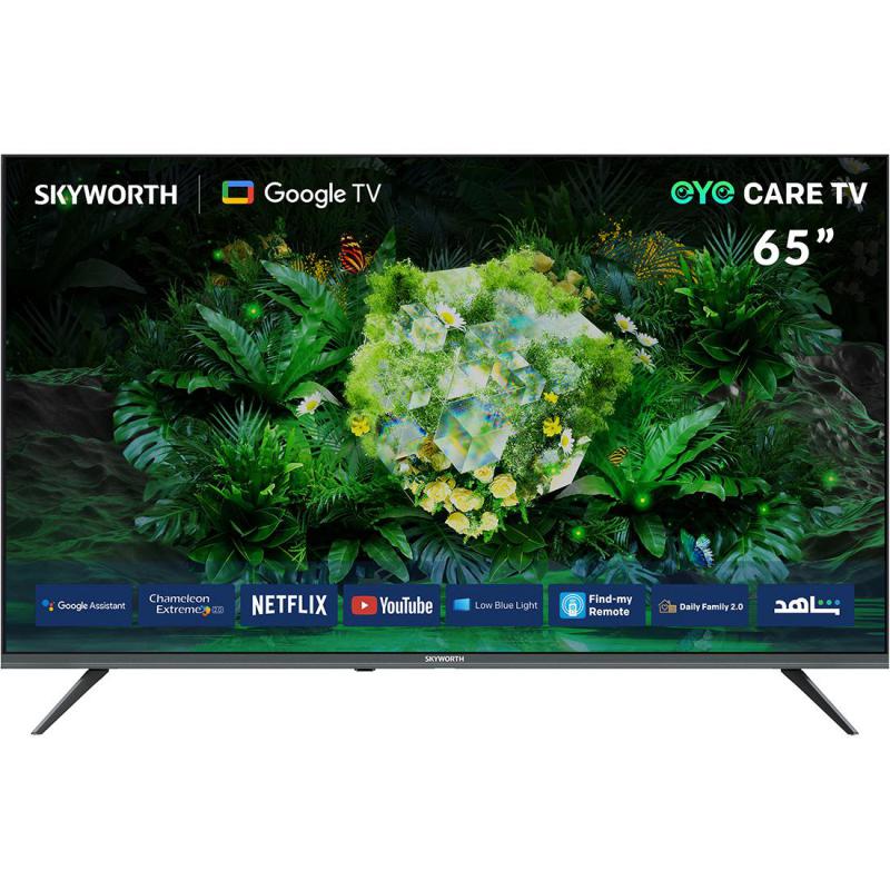 Skyworth 65" Smart TV, 4K LED, 60 Hz, Black, 65G6500G