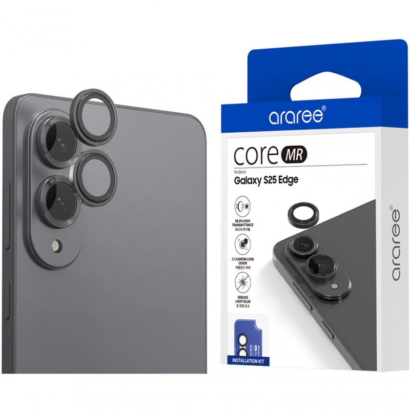 Araree Core MR Smartphone Screen Protector, Aluminum Metal Frame, for Samsung Galaxy S25 Edge