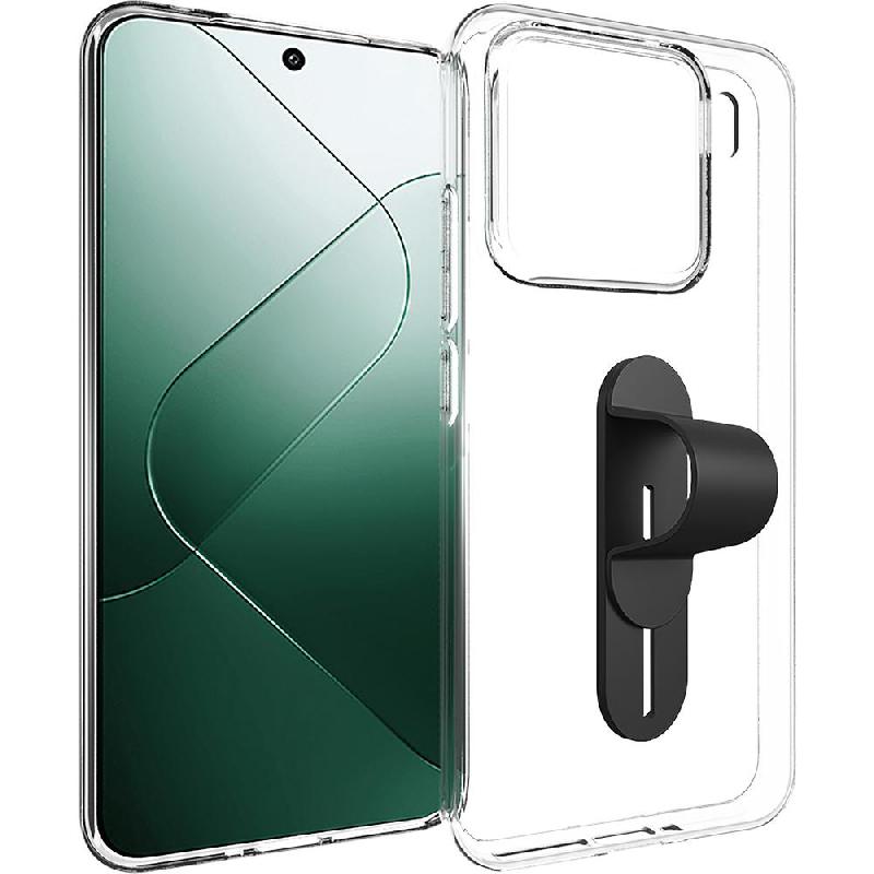 Just in Case Soft TPU Back Cover Mobile Case with Strap, for Xiaomi 15, Clear