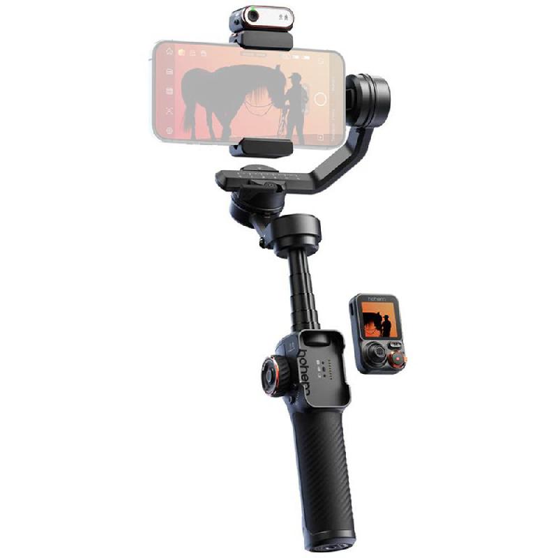 Hohem iSteady M7 AI Tracking Smartphone Gimbal Stabilizer, Universal, for Most Devices, Black