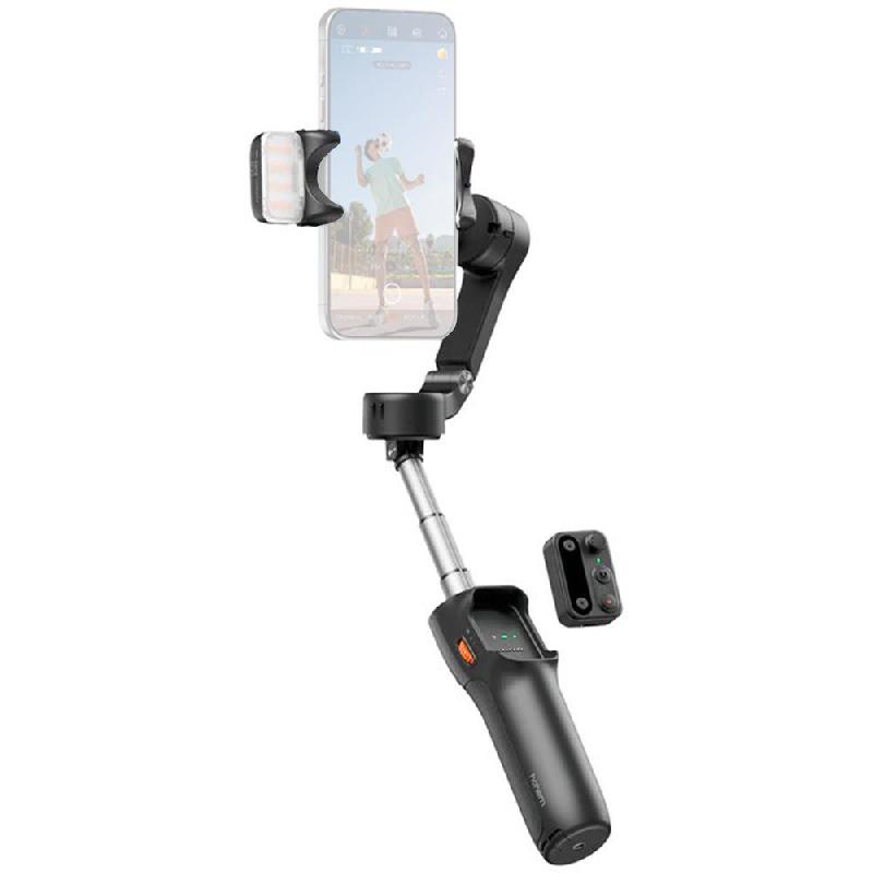 Hohem iSteady X3 Portable 3-Axis Smartphone Gimbal Stabilizer, for Selected Smartphone, Black