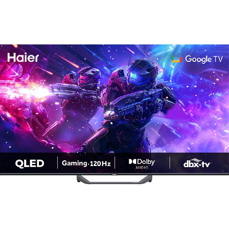 Haier 75" Smart TV, 4K QLED, 60 Hz, Black, 75H6F