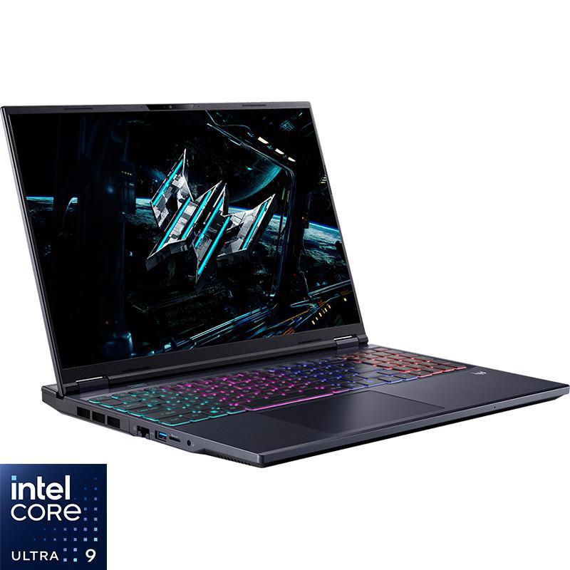 Acer Predator Helios Neo 16 Gaming Laptop, AI, 16", Intel Core Ultra 9, 32 GB RAM, 1 TB SSD, Windows 11, NVIDIA GeForce 8 GB